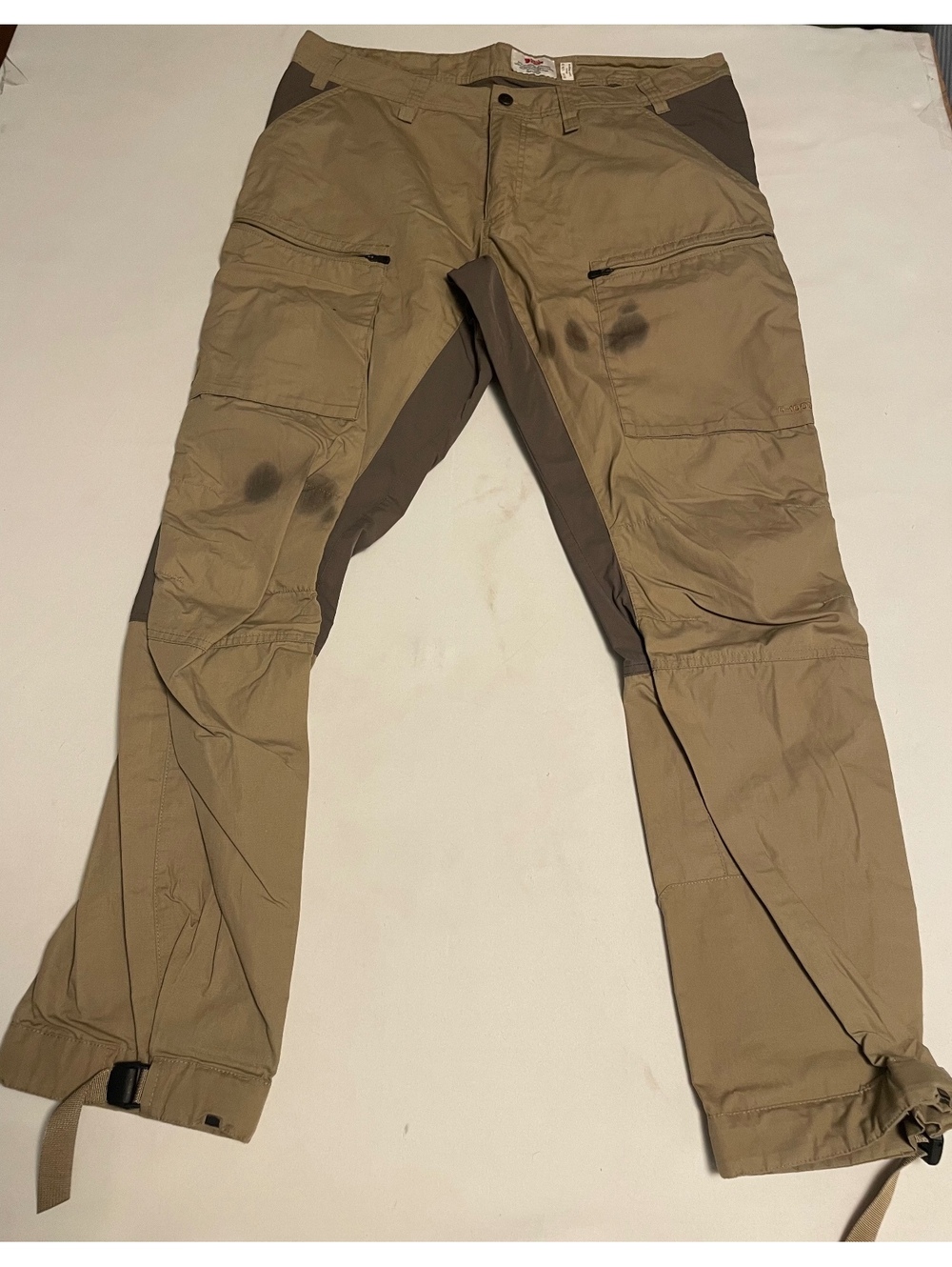 Fjällräven Men's Outdoor Cargo Pants Size 36 Tan Brown
